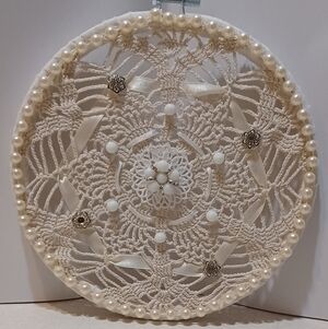 Elegant Cream Crochet Wall Art